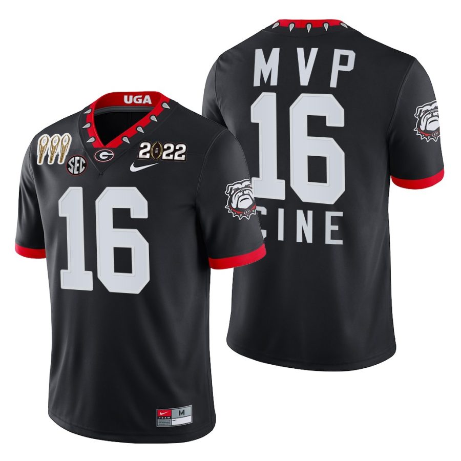 georgia bulldogs lewis cine white 2021 22 cfp national champions mvp jersey