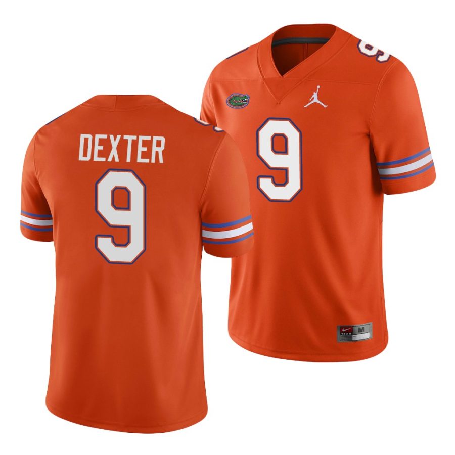 gervon dexter orange game men's jersey