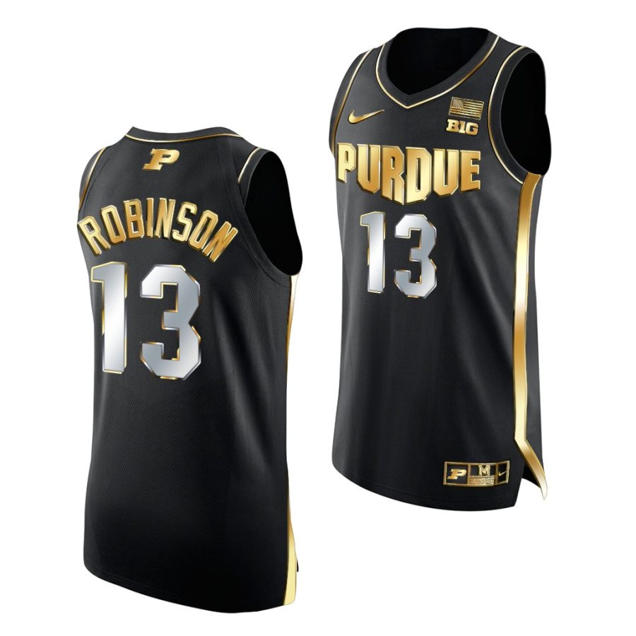 glenn robinson purdue boilermakers golden edition authentic basketball jersey