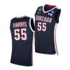 gonzaga bulldogs dominick harris 2021 march madness final four wcc navy jersey