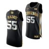 gonzaga bulldogs dominick harris 2021 march madness golden authentic black jersey