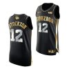 gonzaga bulldogs john stockton 2021 march madness golden authentic black jersey