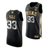 grant hill black golden edition retired number jersey