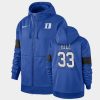 grant hill royal 2019 sideline performance ncaa basketball hoodie