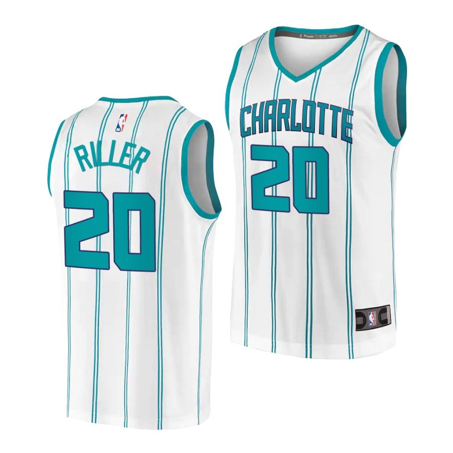 grant riller hornets replica association 2020 nba draft 2020 21 white jersey