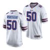 gregory rousseau bills 2021 nfl draft game men's white jersey