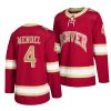 griffin mendel ncaa college hockey red road jersey