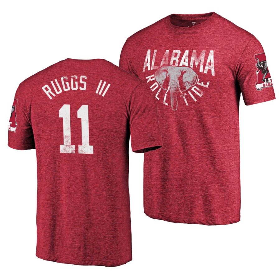 henry ruggs iii crimson hometown classic tri blend jersey