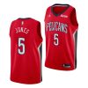 herbert jones pelicans red statement edition jersey