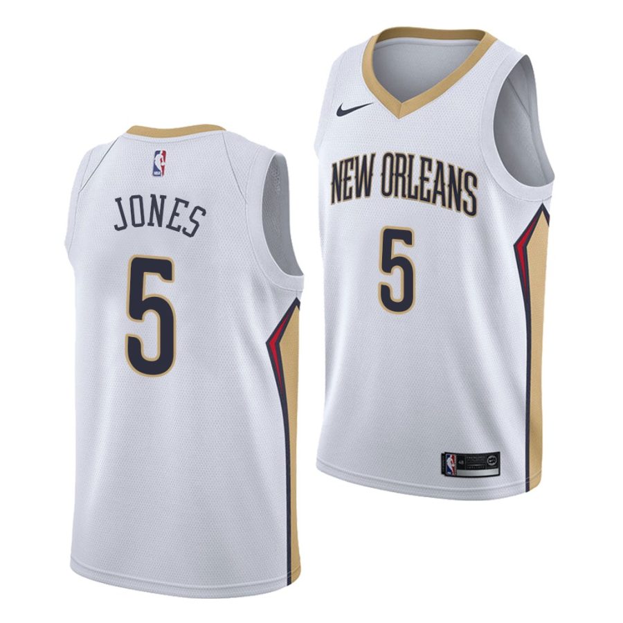 herbert jones pelicans white association edition 2021 nba draft jersey