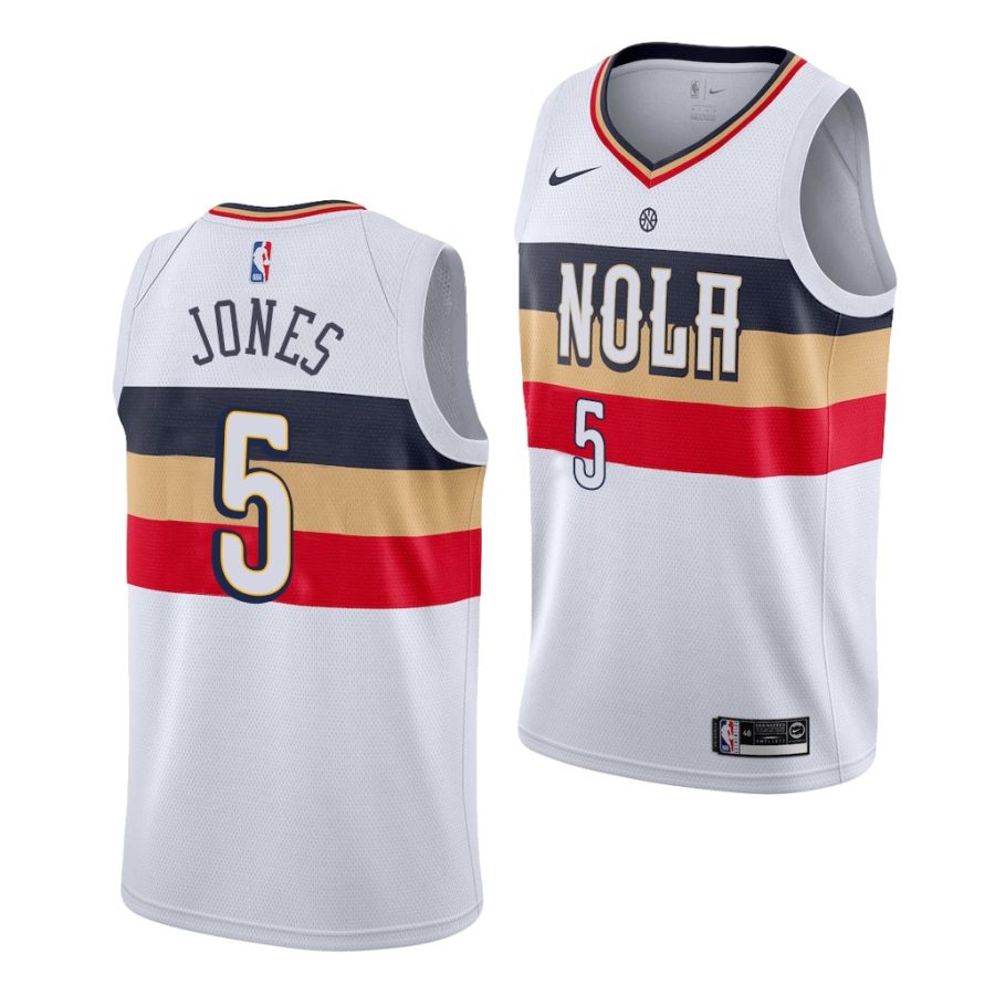 herbert jones pelicans white earned edition 2021 nba draft jersey