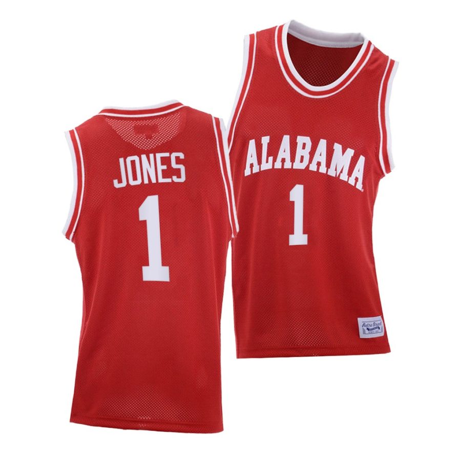 herbert jones red throwback alabama crimson tide jersey