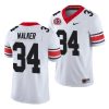 herchel walker white college football men's jersey