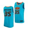 hidde roessink blue college basketball oklahoma state cowboys jersey