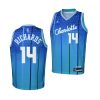 hornets nick richards youth teal city edition 2021 22 jersey