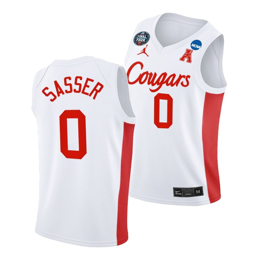 houston cougars marcus sasser 2021 march madness final four classic white jersey