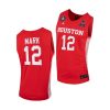 houston cougars tramon mark 2021 march madness final four home scarlet jersey