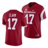 hudson clark cardinal college football arkansas razorbacks jersey