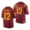 hunter dekkers cardinal college football iowa state cyclones jersey