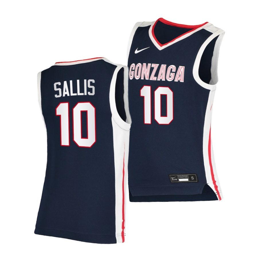 hunter sallis gonzaga bulldogs 2021 class jersey 0