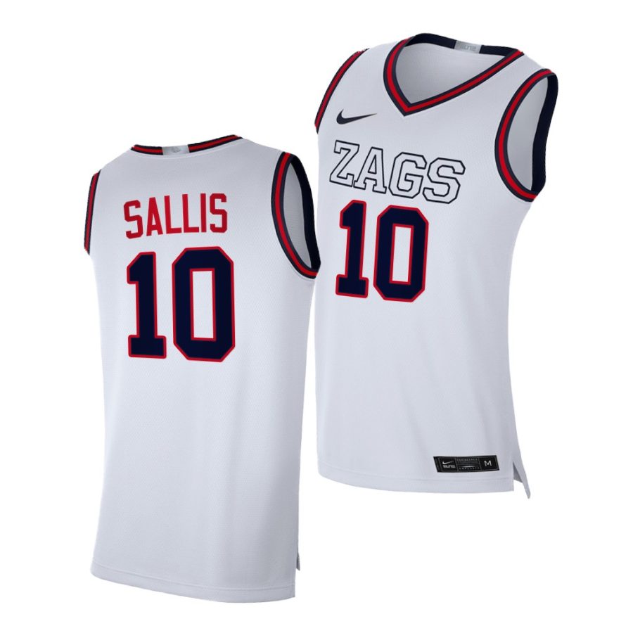 hunter sallis gonzaga bulldogs 2021 class jersey