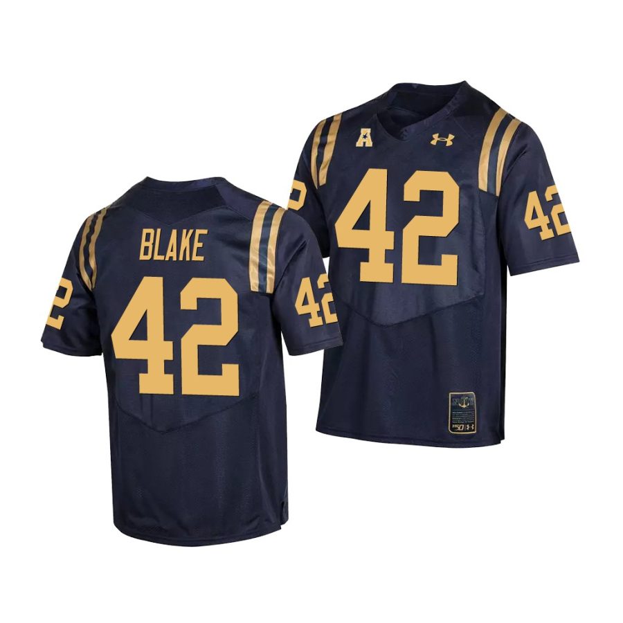 ian blake navy college football men's jersey