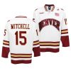 ian mitchell nhl blackhawks college hockey white premier jersey