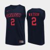 ibi watson navy college basketball men's jersey