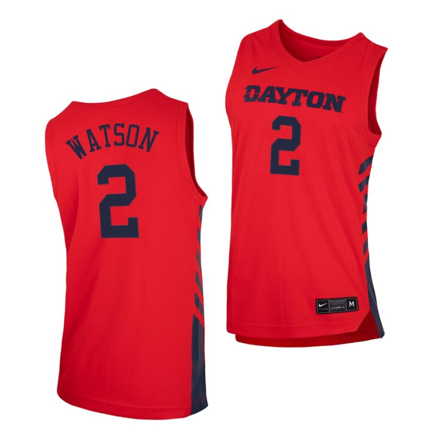 ibi watson red replica dayton flyers jersey