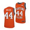 illinois fighting illini adam miller orange college basketball replica jersey