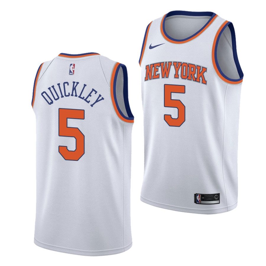 immanuel quickley knicks association 2020 nba draft 2020 21 white jersey