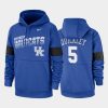 immanuel quickley royal 2019 sideline therma fit college basketball hoodie