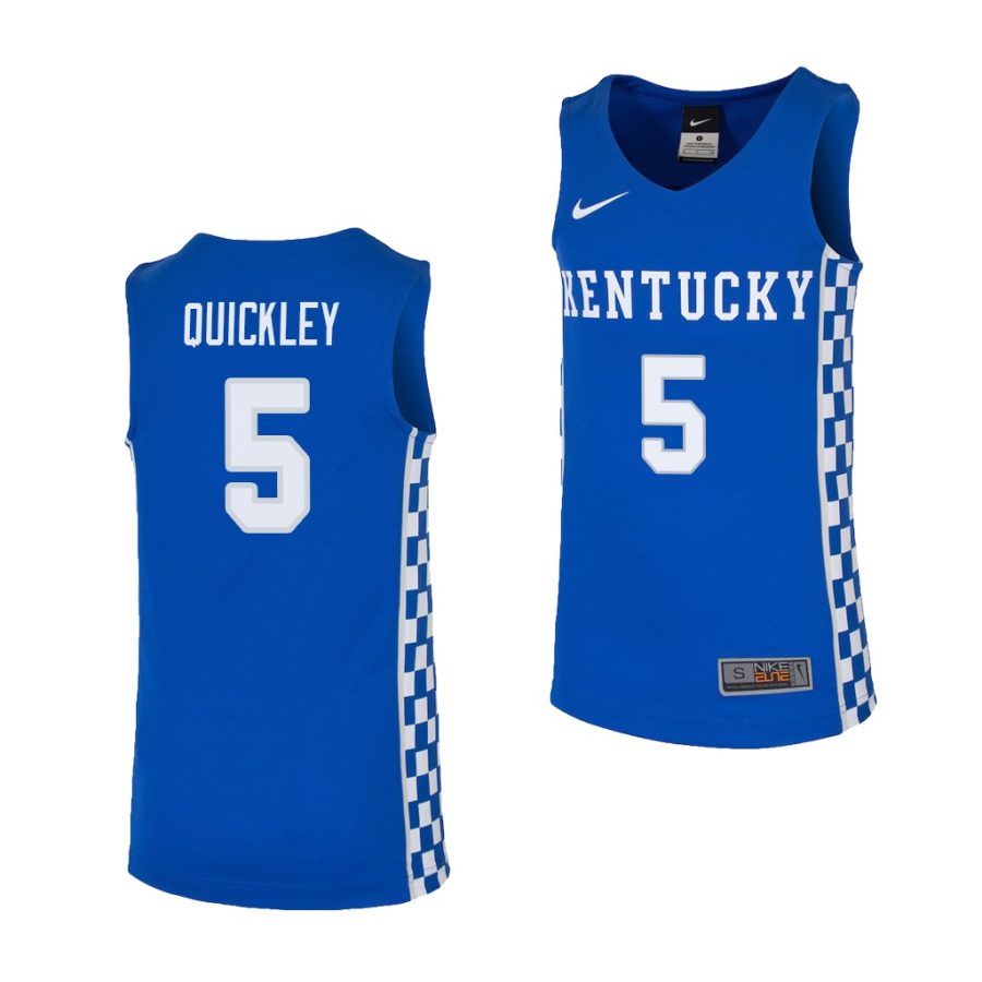 immanuel quickley royal replica youth jersey 0