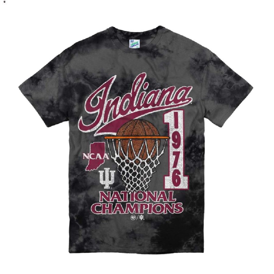 indiana hoosiers black 2021 march madness h champs vintage men t shirt