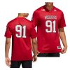 indiana hoosiers custom crimson college football men jersey