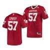 indiana hoosiers harry crider crimson college football men's jersey