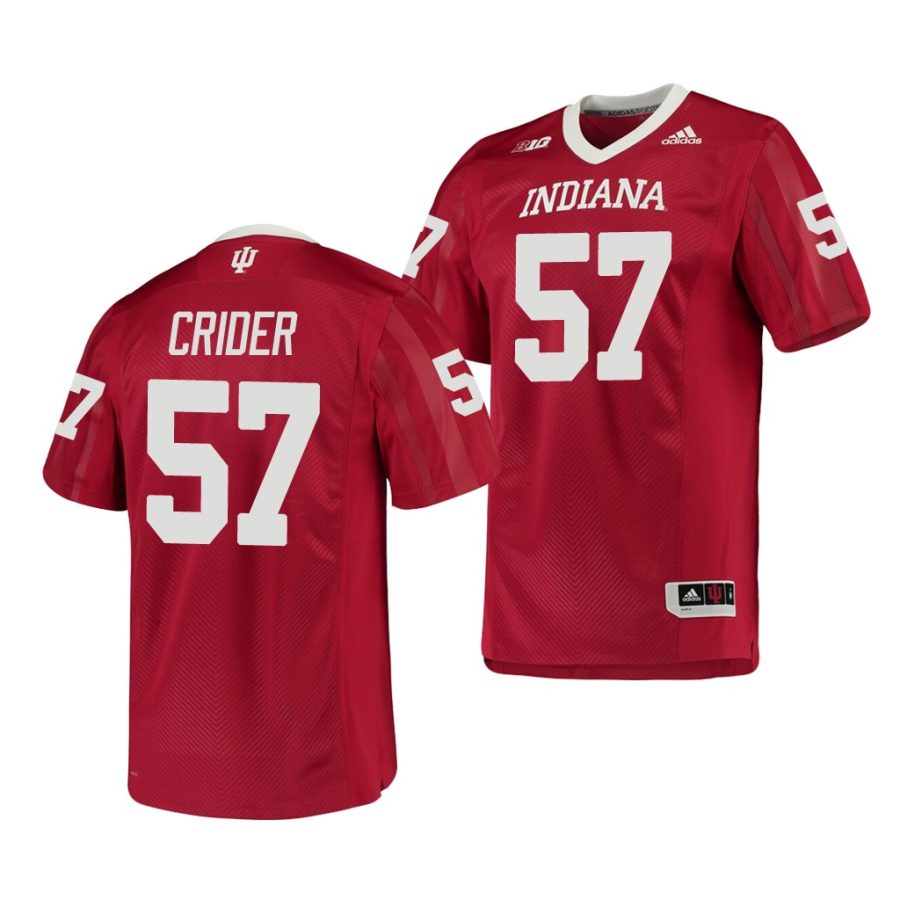 indiana hoosiers harry crider crimson college football men's jersey