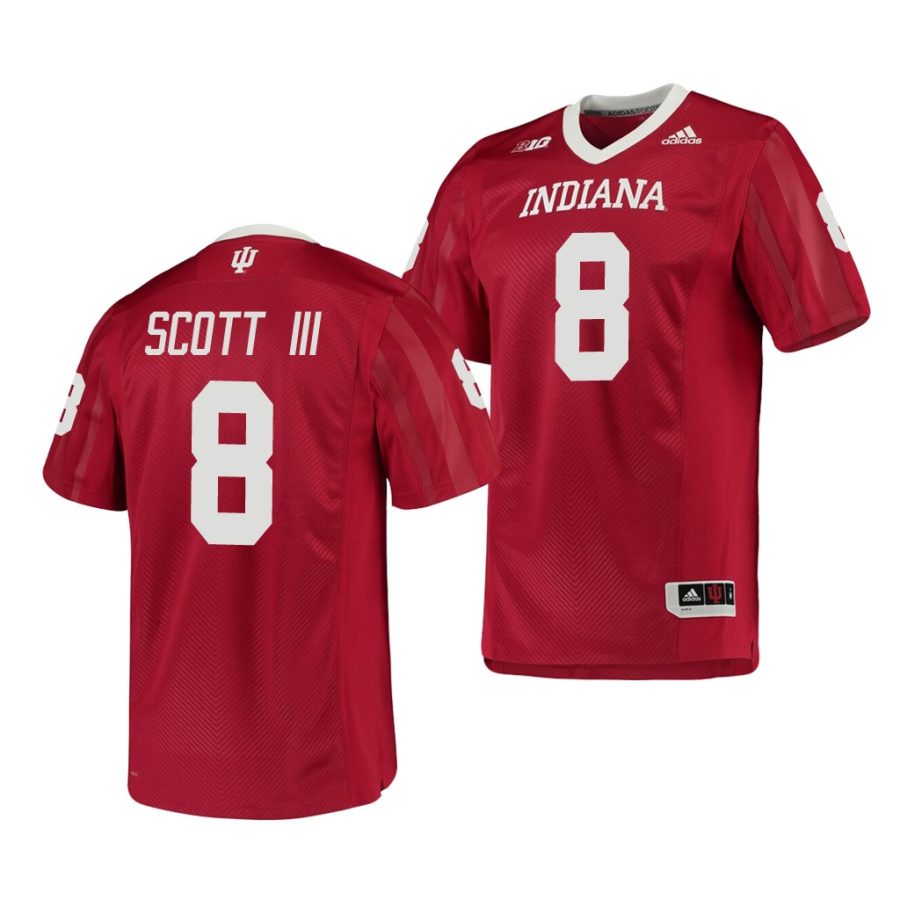 indiana hoosiers stevie scott iii crimson college football men's jersey