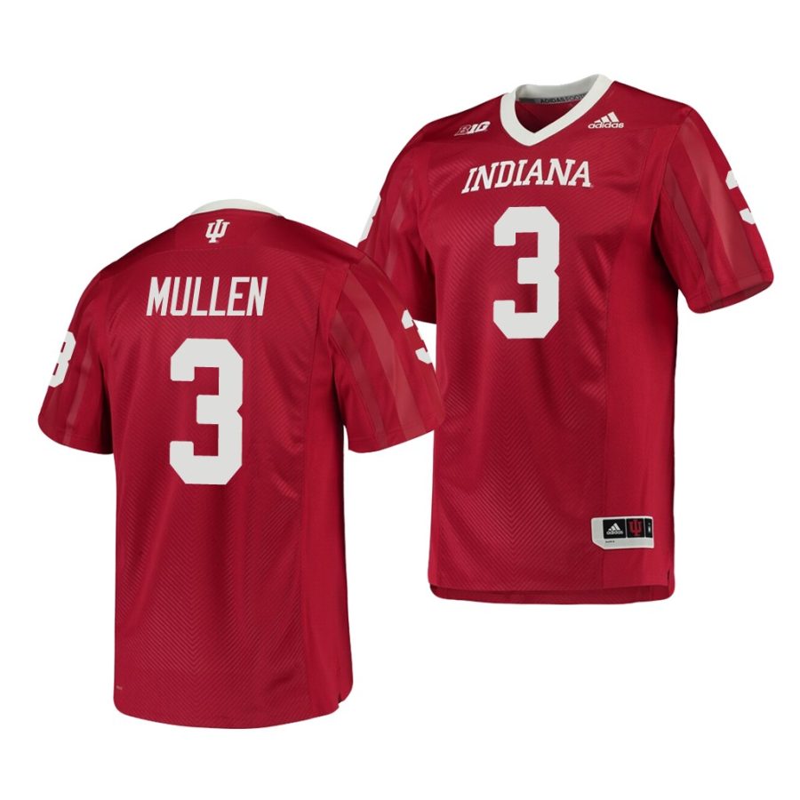 indiana hoosiers tiawan mullen crimson college football men's jersey