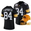 iowa hawkeyes sam laporta black 2021 citrus bowl free hat jersey