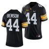 iowa hawkeyes seth benson black college football men jersey