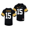 iowa hawkeyes tyler goodson black untouchable youth jersey