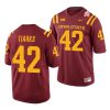 iowa state cyclones jack tiarks cardinal 2021 fiesta bowl college football jersey 0