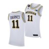 isaiah barnes white home michigan wolverines jersey