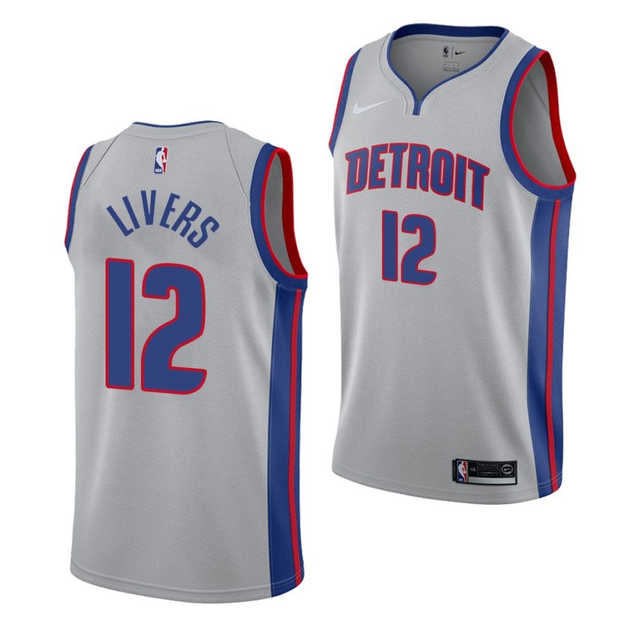 isaiah livers pistons 2021 gray statement edition 2021 nba draft jersey