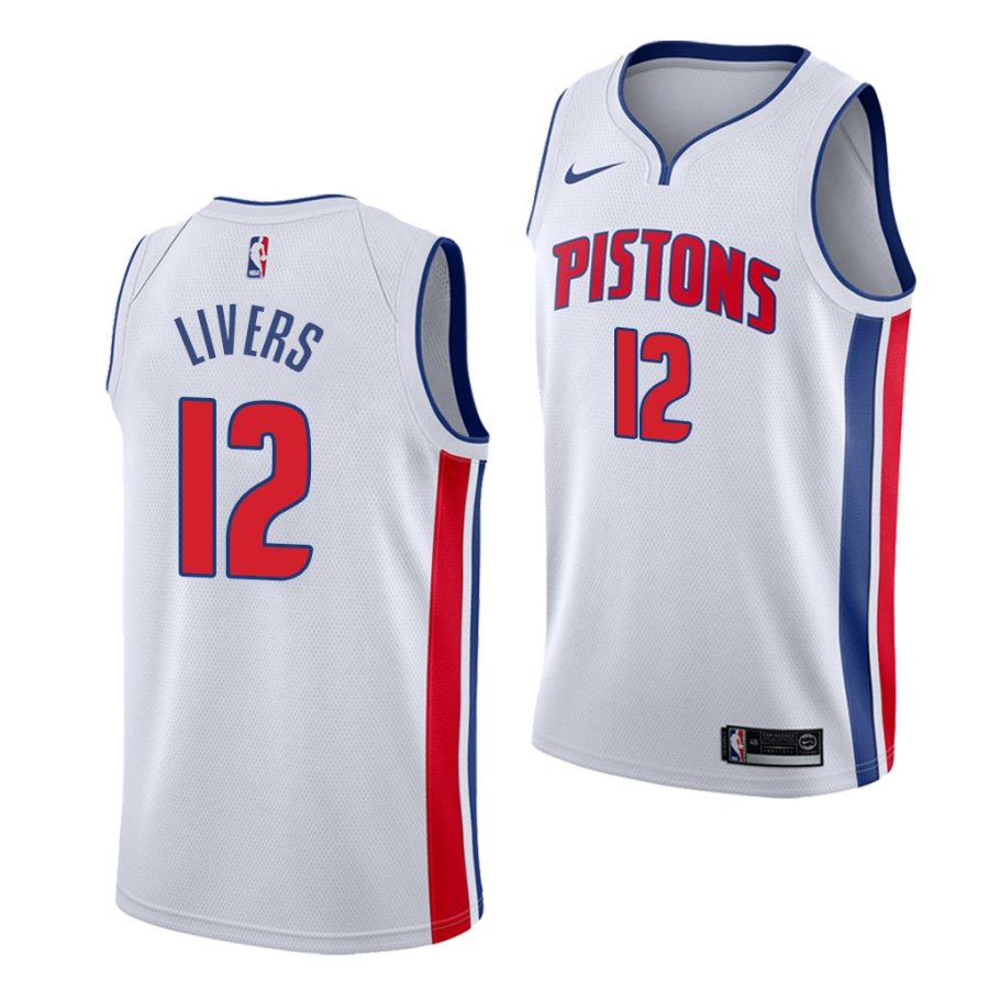 isaiah livers pistons 2021 white classic edition 2021 nba draft jersey