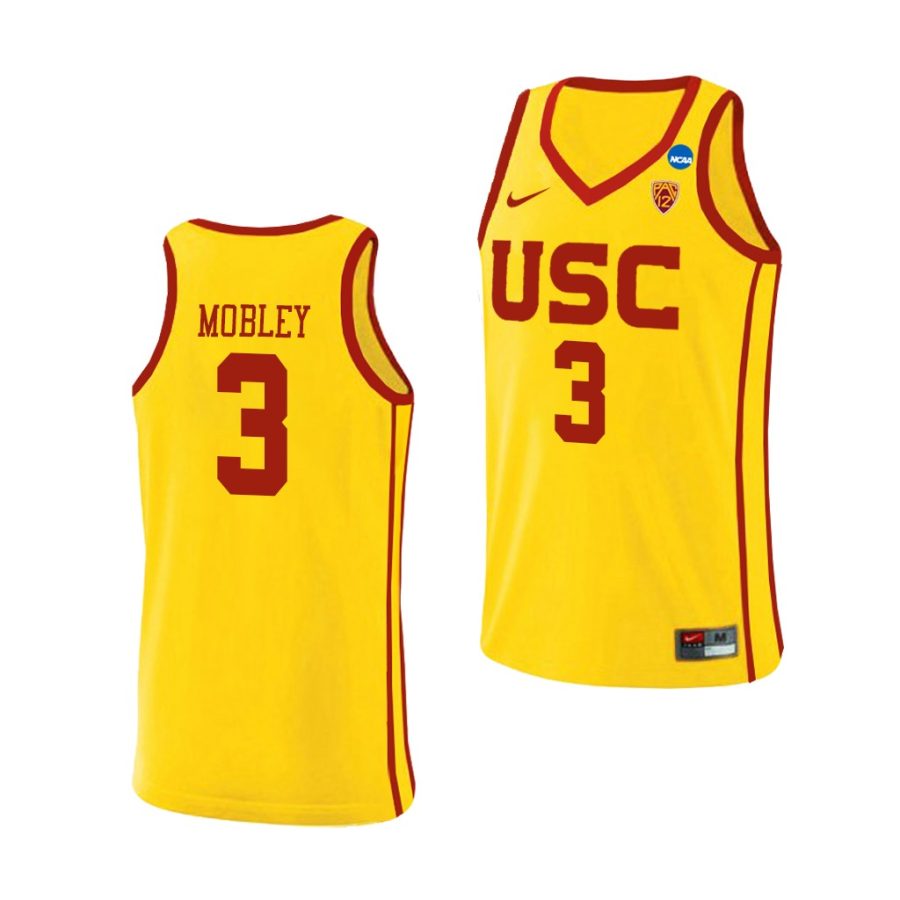 isaiah mobley yellow 2021 march madness sweet 16 men's jersey