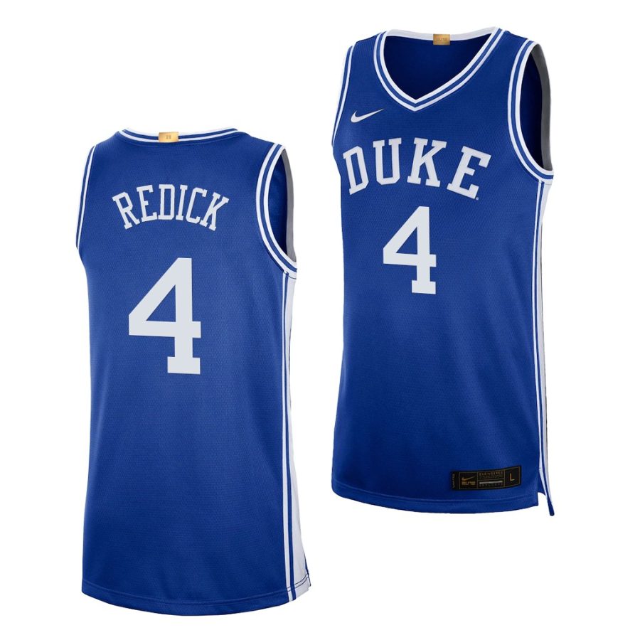 j.j. redick royal retired number blue devils jersey