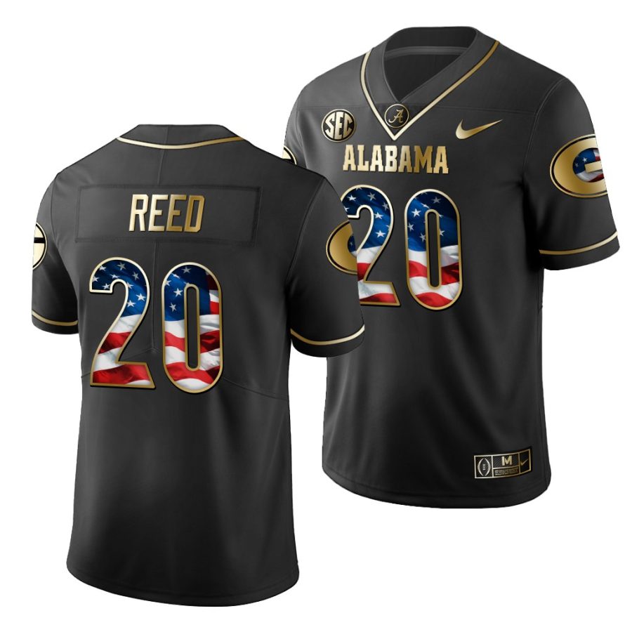 j.r. reed black stars and stripes men's jersey