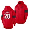 j.r. reed red sideline performance ncaa football jersey